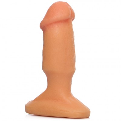 Plug Anal e Vaginal Mini Pênis 11 x 3 cm - Natural