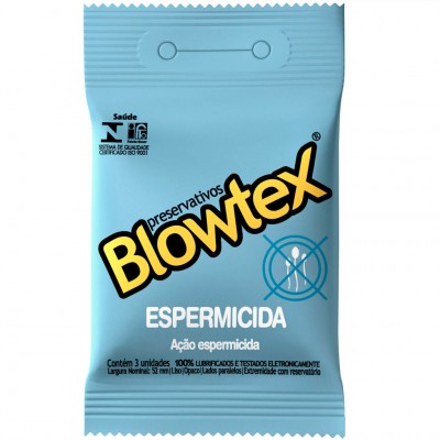 Preservativo Blowtex Espermicida - 3 unidades