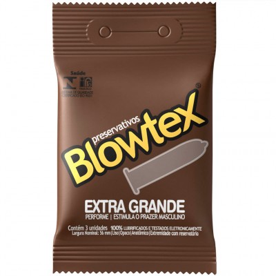Preservativo Blowtex Extra Grande - 3 unidades