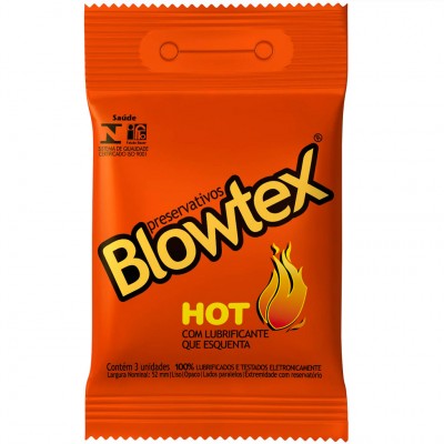 Preservativo Blowtex Hot - 3 unidades