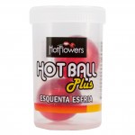 Hot Ball Plus Esquenta e Esfria Bolinha do Prazer Hot Flowers