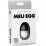 Vibrador Soft Touch Metalizado Meu Egg 7 cm - Prata